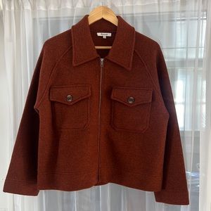 Madewell Size Small Brown Wool Shacket